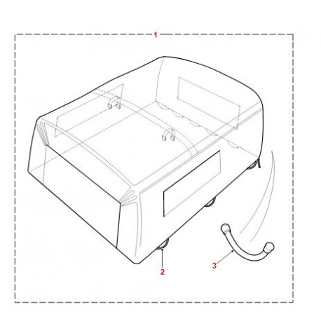 Land rover capot (LR032830)