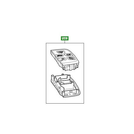 Land rover kit-cache de cle (LR078921)