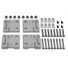 kit charnieres de portes avant inox Defender