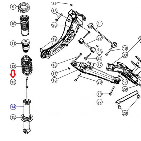 Mopar durite Dodge Caliber (05085519AB)