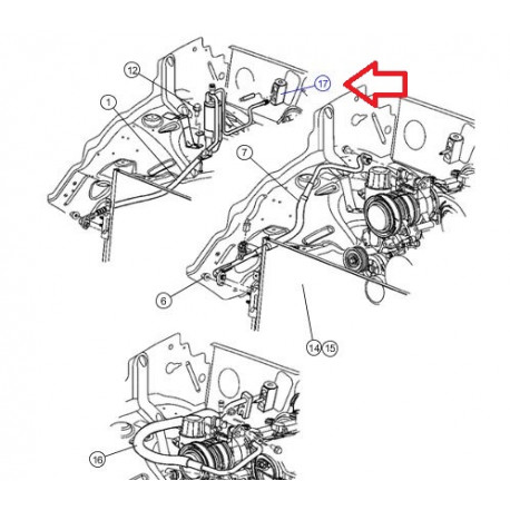 Mopar detendeur de clim (04885974AD)