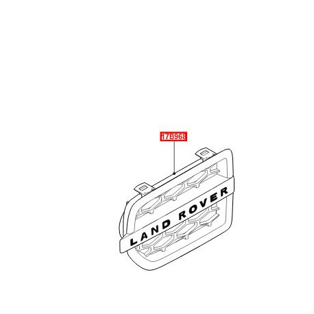 Land rover Grille laterale gauche noire Discovery 4 (LR032340)