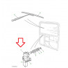 moteur d'essuie-glace avec support