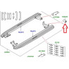 douille entretoise marchepied Range L405,  Sport