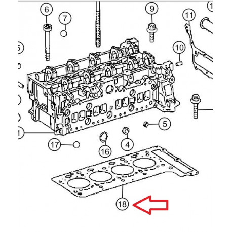 Mopar joint culasse (68140385AA)