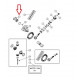kit 2 roulements Cherokee KJ et Grand Cherokee WG,  WH,  WJ,  WK,  ZJ