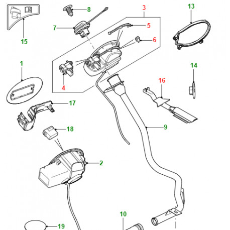 Jaguar moteur F-Pace,  XE,  XF X250,  XJ X351 (C2Z13877)