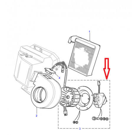 Land rover ventilateur Defender 90, 110 (RTC4201)