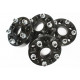 elargisseur de voie 30 mm noir inox