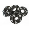 elargisseur de voie 30 mm noir inox