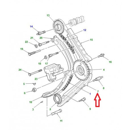 Land rover guide rail Range P38 (STC2281)