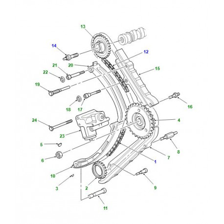 Land rover glissiere Range P38 (STC2135)