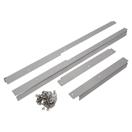 Britpart SEUILS DE PORTE EN ACIER INOXYDABLE BROSSÉ (DA4793BB)
