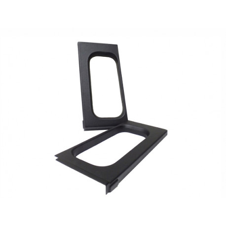 Britpart Garnitures de custode noires avec découpe de vitre (DA2767B)