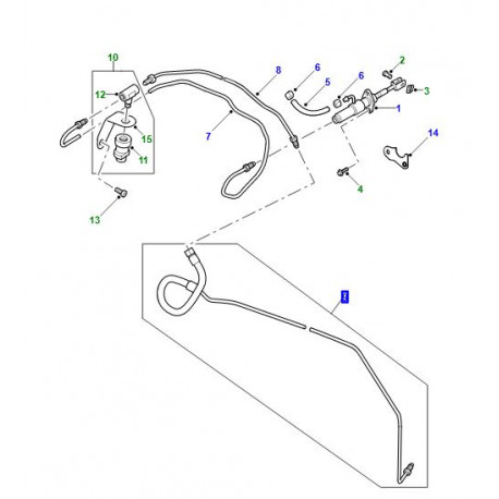 Britpart EMBRAYAGE D'ENSEMBLE DE TUYAU (STG101032B)