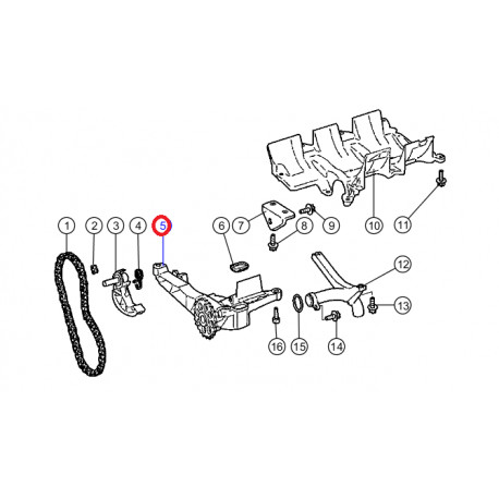 Mopar pompe a huile (05175517AA)