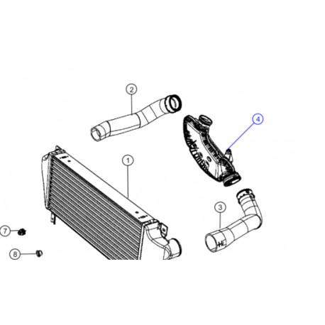 Mopar resonateur refroidisseur (04861679AC)