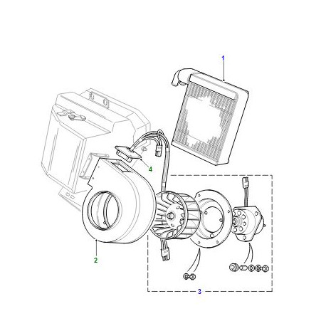 Land rover faisceau de tubes Defender 90, 110, 130 (AAP817)