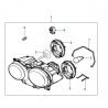 projecteur phare droit xenon XJ6 X350,  X358,  XJ8 X308