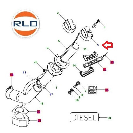 Land rover bouchon de remplissage de reservoir non ventilé (RTC4741)