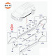 Moulure aile avant droit Range Evoque