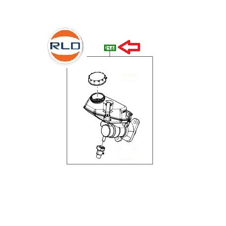 Land rover maitre cylindre Freelander 2 et Evoque (LR067017)