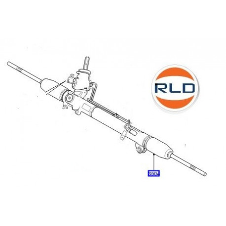 Land rover Cremaillère de direction (LR031745)