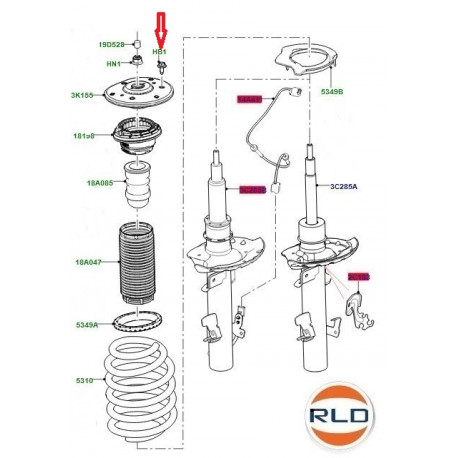 Land rover boulon (LR106658)