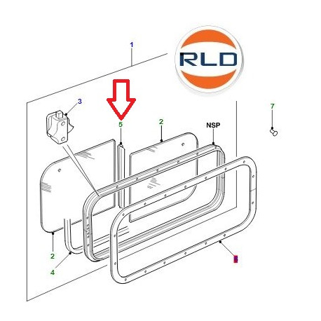 Land rover bague d'etancheite Defender 90 (MWC7652)