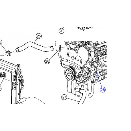 Mopar couvercle calorstat (4792923AA)