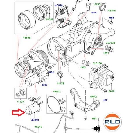 Land rover Pompe HALDEX reusinee (LR124825)