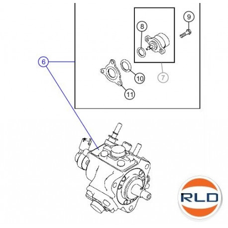 Mopar pompe d'injection RENEGADE (55267246)