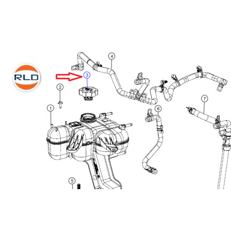 Mopar bouchon (68442532AAPC)