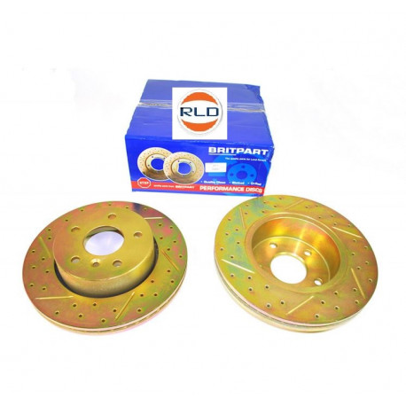 Britpart Disques de fein avant Range P38 par paire (DA4603)