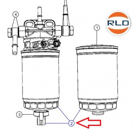 Mopar filtre a gasoil (4721710AC)