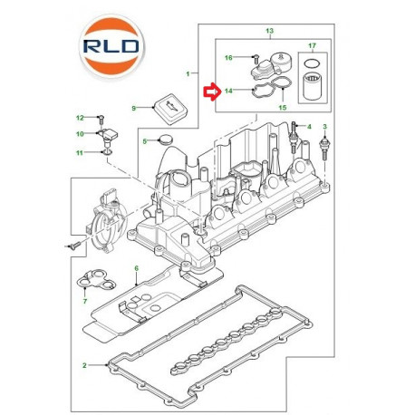 Land rover joint Freelander 1 (8510257)