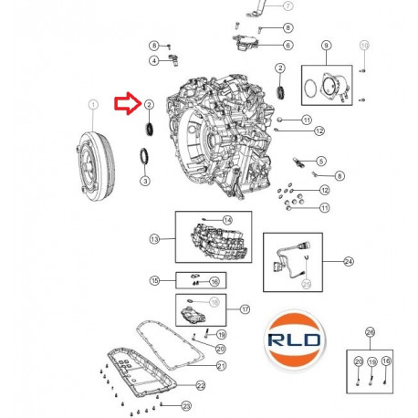 Mopar joint (05189835AA)