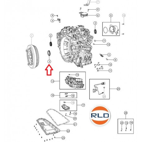 Mopar joint (05189836AA)