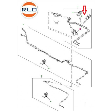 Land rover agrafe (WJC100680)