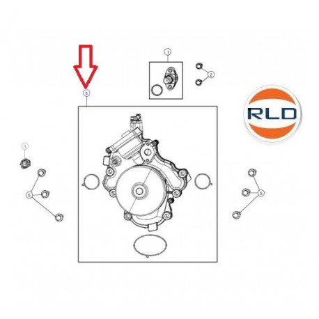 Mopar Pompe a eau (68524862AAPC)