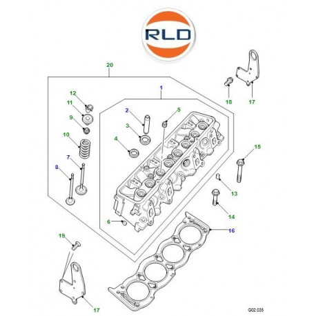 Land rover joint culasse composite Discovery 2 et Range Classic,  P38 (LVB500030LR)
