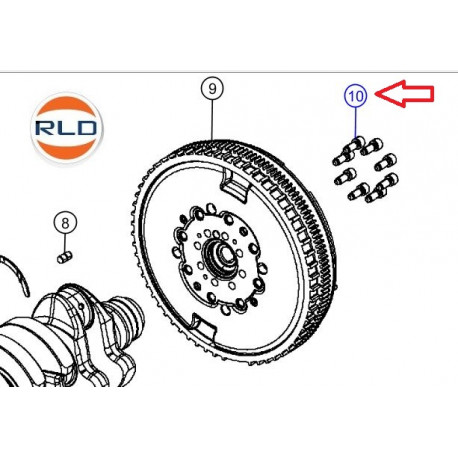 Mopar Vis de volant moteur (05097750AA)