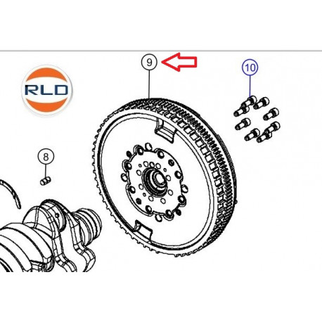 Mopar volant moteur Compass MK49 (5106057)