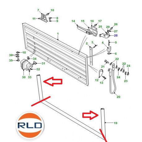 Land rover joint Defender 130 (LR018564)