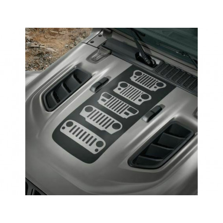 Mopar stickers de capot RUBICON Wrangler JL (82215376)