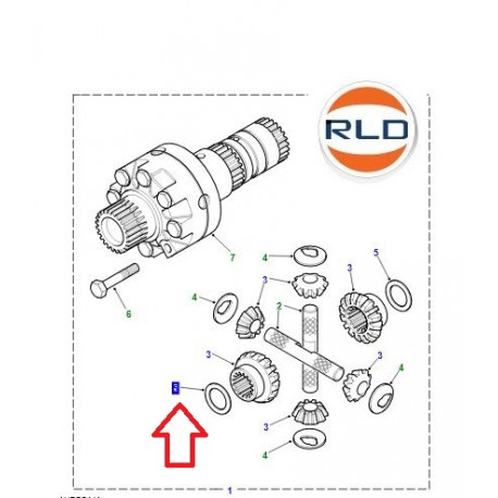 Land rover rondelle de pression Defender 90, 110, 130 et Discovery 1, 2 (FRC9853)