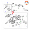 commande à dépression gauche XF X250 et XJ X351