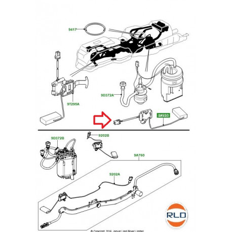 Land rover transmetteur Discovery 3 (WGI500070)