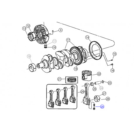 Mopar vis de bielle Cherokee KJ (46328868)