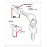 barrilets avec 2 cles + neiman Defender 90, 110, 130